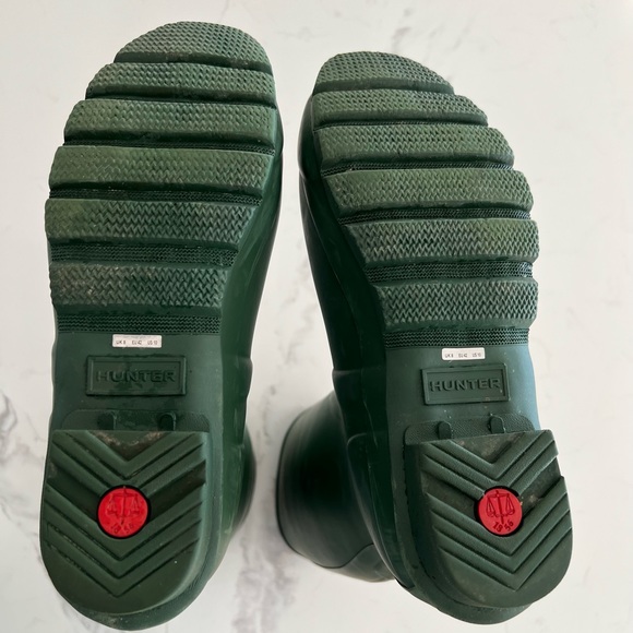 Hunter Women's Original Tall Rain Boots Green - Picture 5 of 6